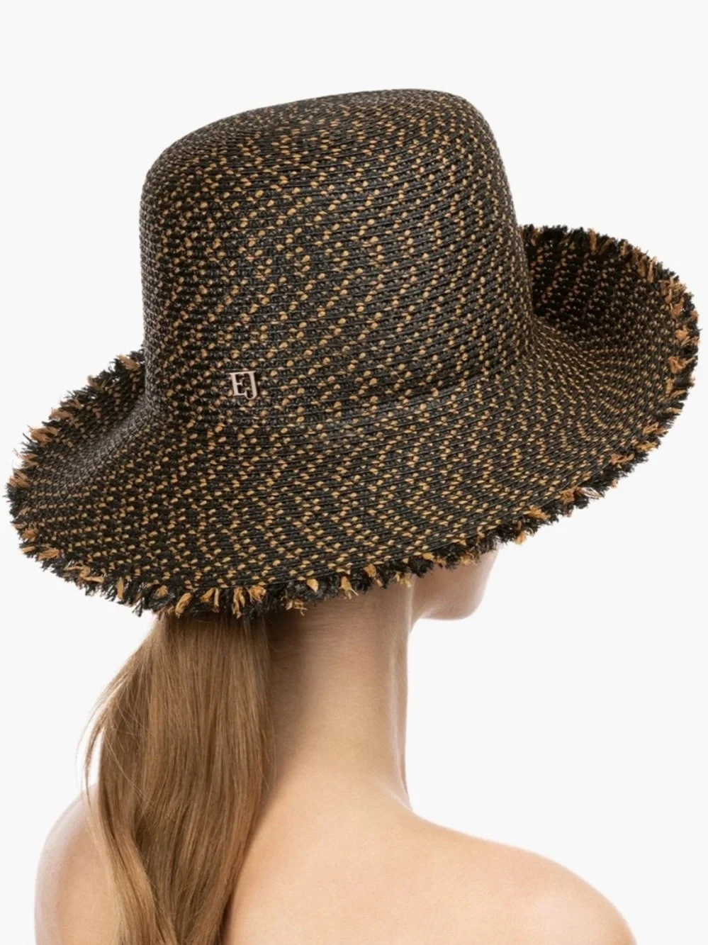 Eric Javits✨ Mykonos Fedora Hat Squishee Straw UPF 50+ - Picture 2 of 11